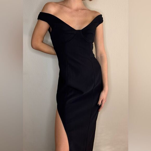 NWOT Lovers + Friends High Low Black Dress Size S - Picture 4 of 9